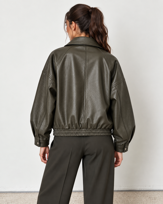 LEATHER TZACKET - Face