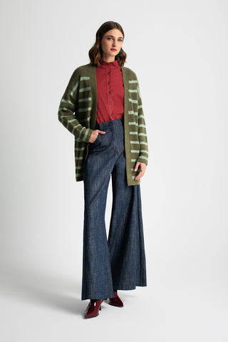 ΠΑΝΤΕΛΟΝΙ DENIM WIDE LEG MOUTAKI