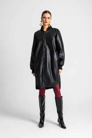 ΠΑΛΤΟ ΔΕΡΜΑΤΙΝΗ MOUTAKI