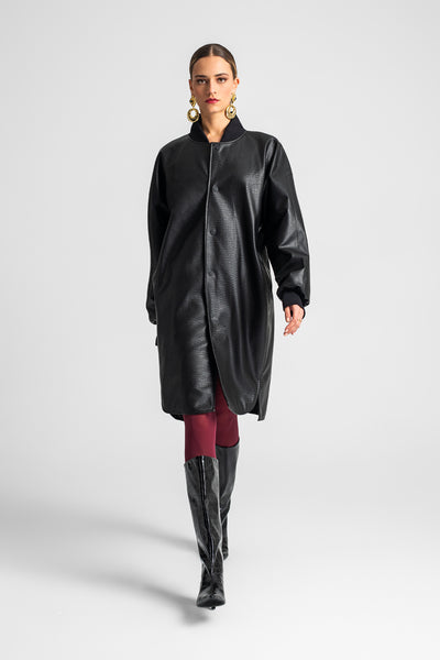 ΠΑΛΤΟ ΔΕΡΜΑΤΙΝΗ MOUTAKI