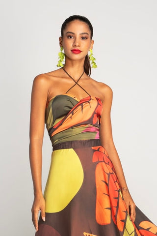 WRAP TOP MOUTAKI