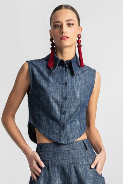 ΠΟΥΚΑΜΙΣΟ DENIM MOUTAKI