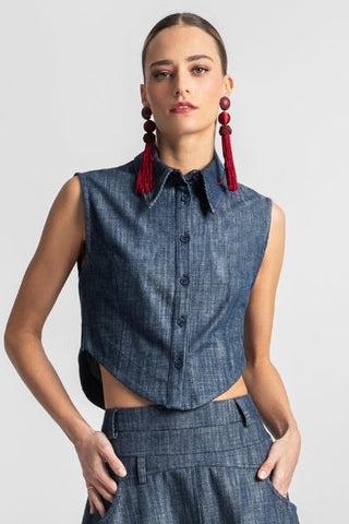 ΠΟΥΚΑΜΙΣΟ DENIM MOUTAKI