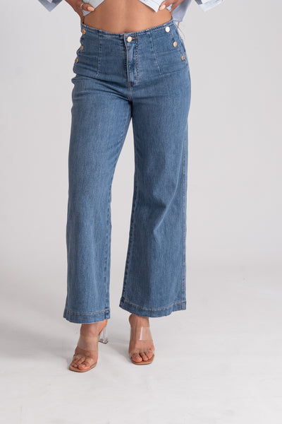 ANKLE WIDE JEAN +colours