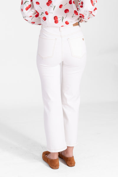 STRAIGHT CROPPED JEAN