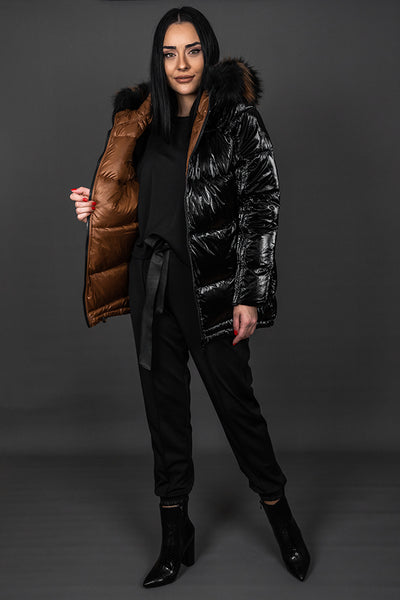 Face- JACKET PUFFER DOUBLE FACE ΜΑΚΡΥ +colours- Face