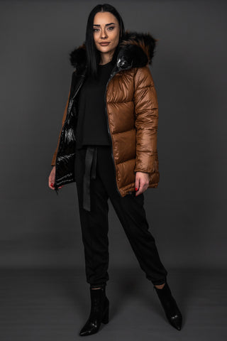 Face- JACKET PUFFER DOUBLE FACE ΜΑΚΡΥ +colours- Face